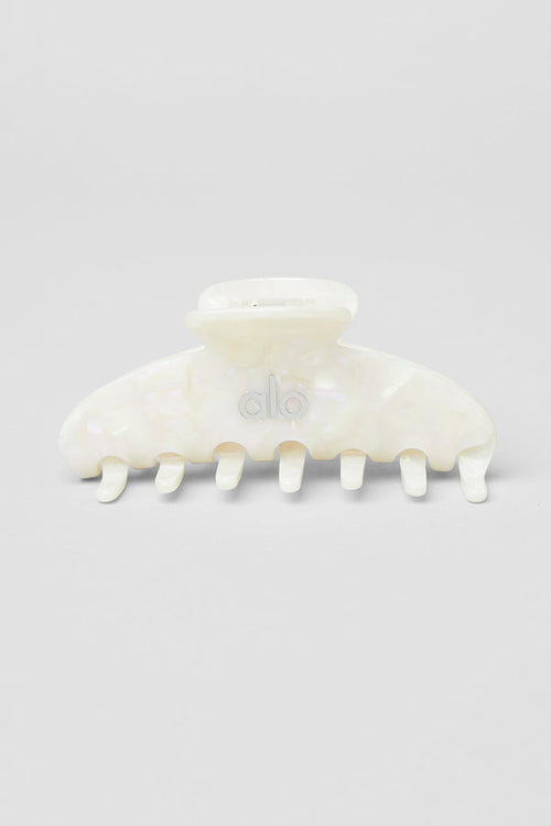 90's Claw Clip - White Pearl
