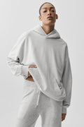 Double Take Hoodie - White Heather