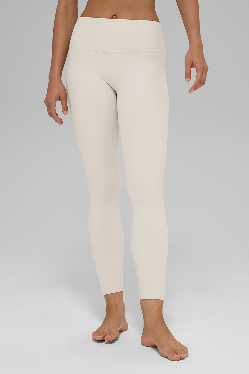 Alosoft High-Waist 7/8 Highlight Legging - Bone
