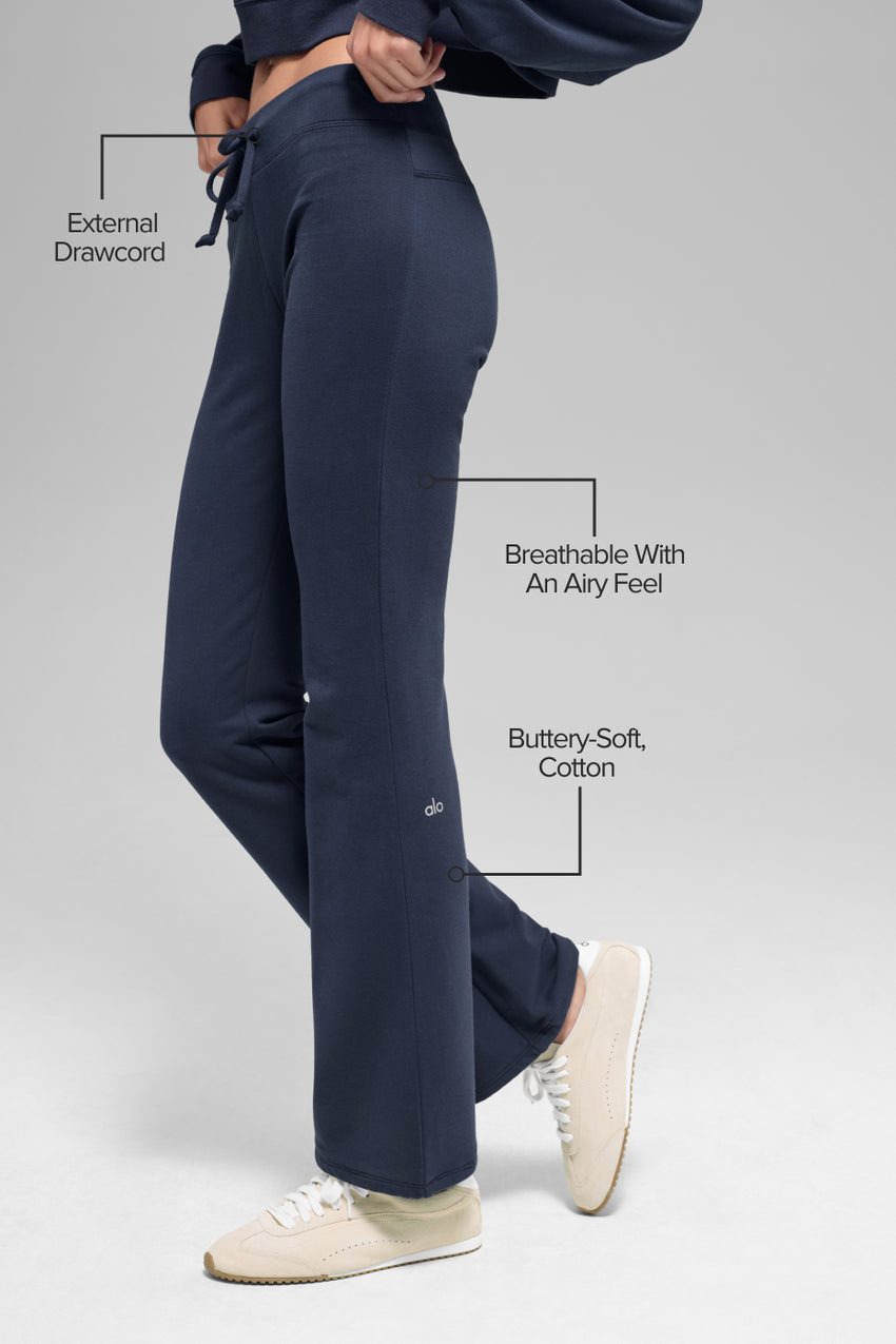 Sway Bootcut Sweatpant - Navy