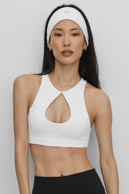 Airbrush Lock In Bra - White